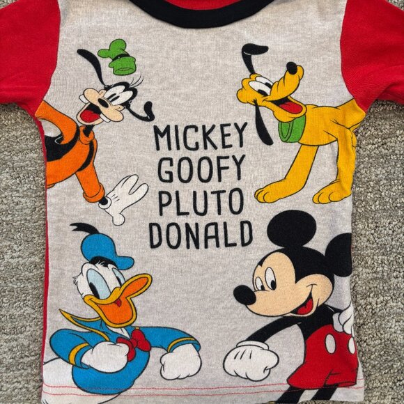 Disney Pajamas Set - Toddler Pajamas - Size 5T - Mickey Mouse - Donald Duck - Picture 2 of 5